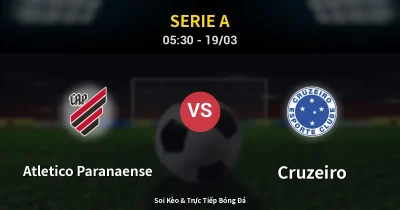 Atletico Paranaense vs Cruzeiro 19/03