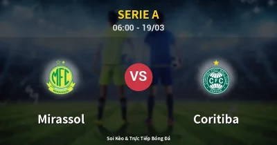 Mirassol vs Coritiba 19/03