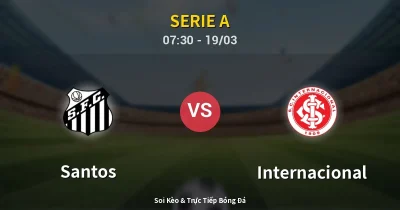 Santos vs Internacional 19/03