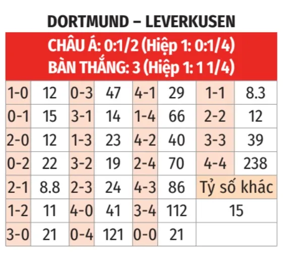 Dortmund vs Leverkusen