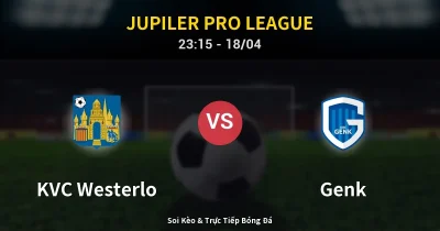 KVC Westerlo vs Genk 18/04